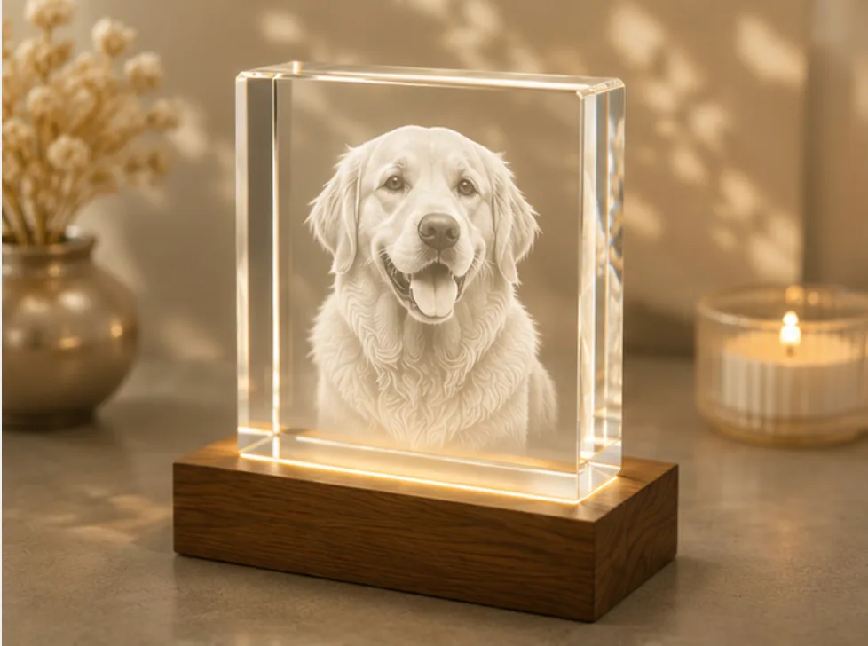 Crystal Photo Block keepsake