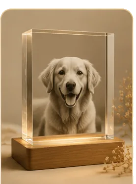 Crystal Photo Block keepsake
